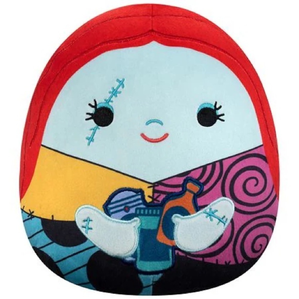 Squishmallows Red and Blue Patchwork Plush